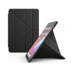 Al-Kar Ticaret Honor Pad X9 ile Uyumlu 11.5 Inç Kılıf Kalem Koyma Bölmeli Stand Olan Uyku Modlu Deri, Yarı Transparan Silikon Arka Yüzey Ergonomik Yapılı, Attravtive Smart Cover Siyah - Option-1 - Altın