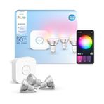 Al-Kar Ticaret Hue 3'lü GU10 Spot Başlangıç Seti 345 Lumen - 0,5 W - Altın