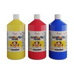 Al-Kar Ticaret Kırmızı-Mavi-Sarı Parmak Boyası 3'lü Set 3X1000GR - -- - Option-1