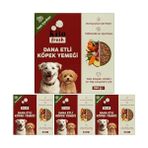 Al-Kar Ticaret Kito Fresh Dana Etli Köpek YEMEĞI%100 Taze Içerikli Mama 250 gr (4 Paketi) - 0,10 kg