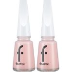 Al-Kar Ticaret Klasik Parlak Bitişli Yüksek Pigmentli Oje Nail Enamel 397 Rose New (2 Paketi) - Option-1