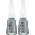 Al-Kar Ticaret Klasik Parlak Bitişli Yüksek Pigmentli Oje Nail Enamel 458 New (2 Paketi) - Option-1