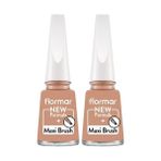Al-Kar Ticaret Klasik Parlak Bitişli Yüksek Pigmentli Oje Nail Enamel 472 Caramel New (2 Paketi) - Option-1