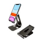 Al-Kar Ticaret Komple Alüminyum Ayarlanabilir Ergonomik Katlanabilir Oynar Başlıklı Kaymaz Zemin Tabanlı Ergonomik G50 Telefon Tutucu Standı Desk Holder (Siyah) - Option-1 - 000-Siyah