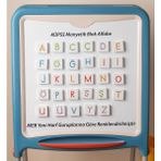 Al-Kar Ticaret Manyetik Renkli Harf Blokları - Alfabe - Meb Yeni Harf Gruplarına Göre - Harf Magnet - 1 TB - 1 GB