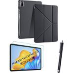Al-Kar Ticaret - Matepad 11.5 2025/2023 ile Uyumlu Kalem Bölmeli Tablet Kılıf + Ekran Koruyucu + Kalem 3'lü Set - Option-1 - Altın
