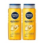Al-Kar Ticaret Men Boost Duş Jeli 500 Ml, 3'ü 1 Arada Komple Bakım, Vücut, Saç ve Yüz Için, Kafein ile Canlandırıcı Bakım (2 Paketi) - 1 kg
