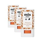 Al-Kar Ticaret Mia Klinika Shimmer Face ve Body Stick (3 Paketi) - 000 Multicolor