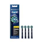 Al-Kar Ticaret Oral-B Şarjlı/elektrikli Diş Fırçası Vitality Pro Siyah Koruma ve Temizlik + Oral-B Action X-Filament Siyah Şarjlı Diş Fırçası Yedek Başlığı 4 Adet - Kestane Akaju - Option-1