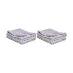Al-Kar Ticaret Pet Lodix Dante Gri Köpek Battaniyesi M 70X100CM (2 Paketi) - 001-Renkli - 100 x 100 cm