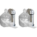 Al-Kar Ticaret Plasticplace W55HDC1 55-60 Galon Çöp Torbaları - 12 Mikron - Temiz Yüksek Yoğunluklu Çöp Kutusu Astarları 36" x 60" (200 Adet) (2 Paketi) - 000-Siyah - Option-1