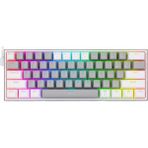 Al-Kar Ticaret Redragon K617-RGB 16,8 Milyon Rgb Aydınlatma, Red Switch Fizz%60 Q Türkçe Kablolu Mekanik Oyuncu Klavyesi Gri Beyaz - Option-1 - 001-Renkli