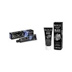 Al-Kar Ticaret Sensation Whitening Beyazlatıcı Diş Macunu (1 x 74 G) ve Rocs Black Edıtıon Kömür Özleri Ile Beyazlatıcı Diş Macunu - 74G - Option-1