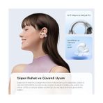 Al-Kar Ticaret Soundpeats Pearlclip Pro Hi-Res Ldac Enc Ows Kablosuz Bluetooth 6.0 Kulaklık Beyaz - -- - Option-1