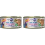 Al-Kar Ticaret Supreme Cat Purrfect Tiftiklenmiş Ton Balıklı ve Somonlu Konserve Kedi Maması 70 gr (2 Paketi)