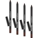 Al-Kar Ticaret Ultra Eyeliner Yüksek Pigmentli & Mat Bitişli Kremsi Göz Kalemi (4 Paketi)