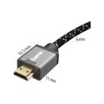 Al-Kar Ticaret Ultra Speed HDMI Kablo, Metal Altın Uç, 8k,2m - Option-1 - Ahşap