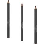 Al-Kar Ticaret Uzun Süre Kalıcı Dağılma Yapmayan Nemlendirici Dudak Kalemi - Lipliner Pencil 20 Dusty Plum (3 Paketi) - Siyah