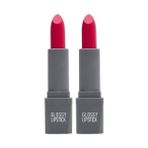 Al-Kar Ticaret Uzun Süre Kalıcı Yoğun Renk Veren Nemlendirici Parlak Ruj - Glossy Lipstick 318 Deep Fuchsia (2 Paketi) - Option-1