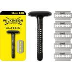 Al-Kar Ticaret Wilkinson Sword Klasik Tıraş Bıçağı Makinesi ve 5 Yedek Bıçak 1 Paket (1 x 0.400 G) - Option-1