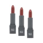 Al-Kar Ticaret Yoğun Renk Veren Uzun Süre Kalıcı Nemlendirici Kadifemsi Mat Ruj - Lipstick 407 Dusty Rose (3 Paketi) - Option-1