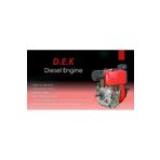 Al-Mak Dek-Komoto 12 Hp 460 cc Marşlı Kamalı Krank(25 Mm) Yanmar Muadili Dizel Motor
