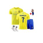 AL-NASSR 24/25 SEZON İÇ SAHA SARI-MAVİ ÇOCUK FORMA TAKIMI 4 PARÇA YUNNBJGHGBN