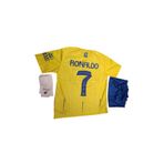 Al NASSR FC C.RONALDO 4 LÜ ÇOCUK FUTBOL FORMASI ŞORT+FORMA+BİLEKLİK+ÇORAP DSADSADSAD