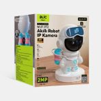 Al-Net 2.4g, Wifi Ptz 2mp Full Hd Çift Yönlü Interkomlu Akıllı Robot Ip Kamera