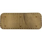 Ala Depo Açık Meşe Renkli Ahşap Çanta Tabanı Kadınlar İçin 33 cm X 13 cm Şık Tasarım - Standart