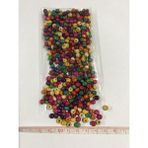 Ala Depo Ahşap 5 mm Karışık Renkli Makrome Boncuk 20 Gram (Yaklaşık 300 Adet) - Standart