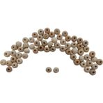 Ala Depo Ahşap Boncuk Makrome 6 mm Verniksiz 20 Gram (Yaklaşık 150 Adet ) - Renkli - Standart
