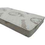 ALA Âlâ Ev Modası 60X120X10 Soft Bamboo Bebek Yatağı - 50 x 100 cm - Beyaz