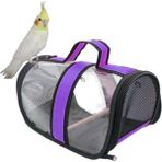 Ala Pet 30x22x21 cm Mor Tünekli Sultan Papağanı Taşıma Çantası