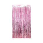 Ala Store Arka Fon Kapı Perdesi Pembe 100X200 cm - Option-1 - 1BW-Beyaz