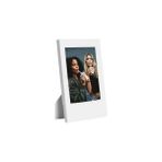 Ala Store Mini 12 Beyaz Fotoğraf Makinesi-10'lu Film-Çerçeve ve Deri Kılıf Seti - Açık Bej