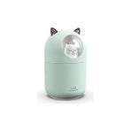 Ala Store Oto ve Ev Kedi Karakterli Rgb Ledli Hava Nemlendirici Buhar Makinesi Beyaz