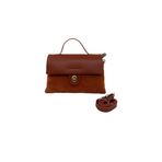ALAA HAKİKİ DERİ CROSSBODY OOYA MARKA OMUZ ÇANTASI (taba)