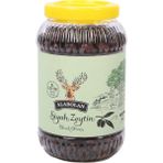 Alabolan Edremit Yuvarlama Siyah Zeytin (201-290) | %100 Doğal | 2 Kg Pet Bidon