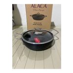 Alaca 24 cm basık granit tencere