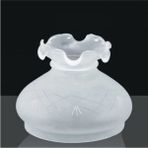 Aladdin Avize Camı Ø11 cm Yük 14 cm - Ahşap