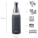 Aladdin Fresco Thermavac 0.6 lt Gri Su Şişesi