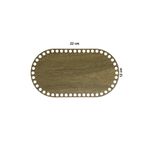 aladepo Ahşap Sepet Tepsi Tabanı 22x12 Cm Oval Açık Meşe Çift Yüz 3mm Mdf