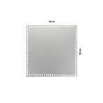 aladepo Ahşap Sepet Tepsi Tabanı Kare 30x30 Cm Beyaz Çift Yüz 3mm Mdf