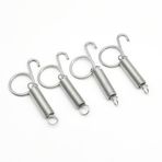 Alamic 4 Paket Kafes Kapı Yaylı Mandal Kancası Metal Parmak Yaylı Mandal Kancaları Tavşan Köpek Kedi Kuşları Sabitlemek için Büyük Kafes Kilidi Gine Domuzu Evcil Hayvan Küçük Hayvan Kafes Kapısı (Büyük)