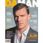Alan Ritchson Da Man Magazine, December 2013/Jan 2014 issue. - Brand New. No Address Label. JACK REACHER