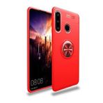 Alan Şanslı Huawei Y6P Range Yüzüklü Silikon Kırmızı Kılıf