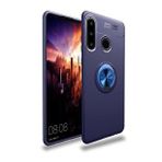 Alan Şanslı Huawei Y6P Range Yüzüklü Silikon Mavi Kılıf