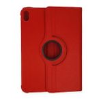 Alan Şanslı iPad 2022 10.9 10. Nesil 360 Deri Kırmızı Tablet Kılıfı