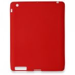 Alan Şanslı iPad 4 9.7 Kırmızı Evo Tablet Silikon Kılıf